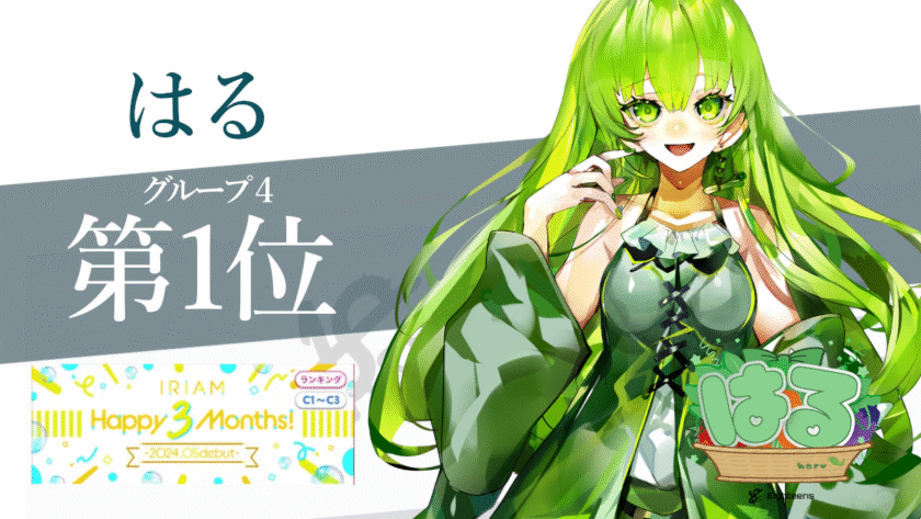 IRIAM 『Happy 3 Months!-2025.06debut-』入賞者インタビュー【18sはる】