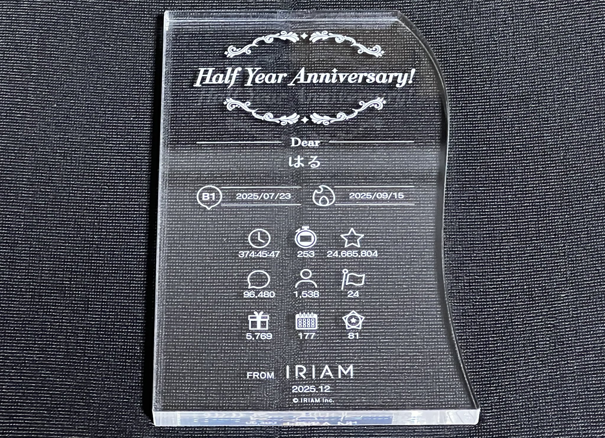 IRIAM Half Year Anniversary！-2025.06debut-